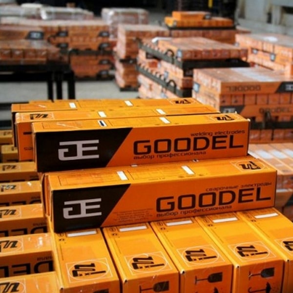 пример нашей поставки электродов сварочных